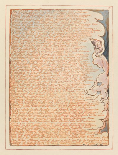 Jerusalem, Plate 83 by William Blake